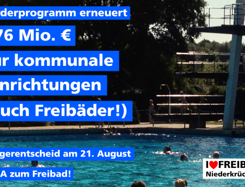 Förderungen für Freibäder