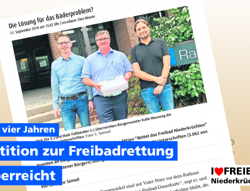 Rückblick: 6052 Unterschriften am 10.09.2018 überreicht