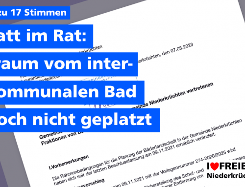 Patt im Rat: Traum vom interkommunalen Bad noch nicht geplatzt