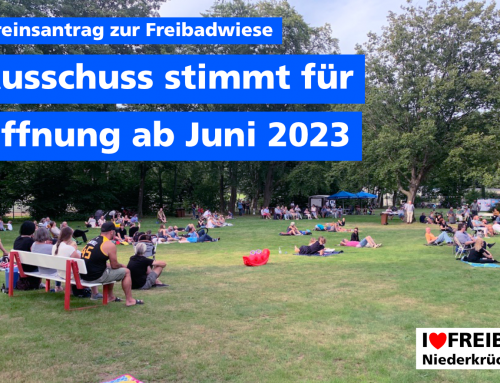 Freibadwiese: Ausschuss stimmt für Öffnung ab Juni 2023